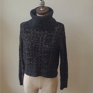 Zara cropped turtleneck Sz S